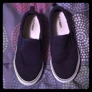 Boys Navy Slip Ons (Size 1)